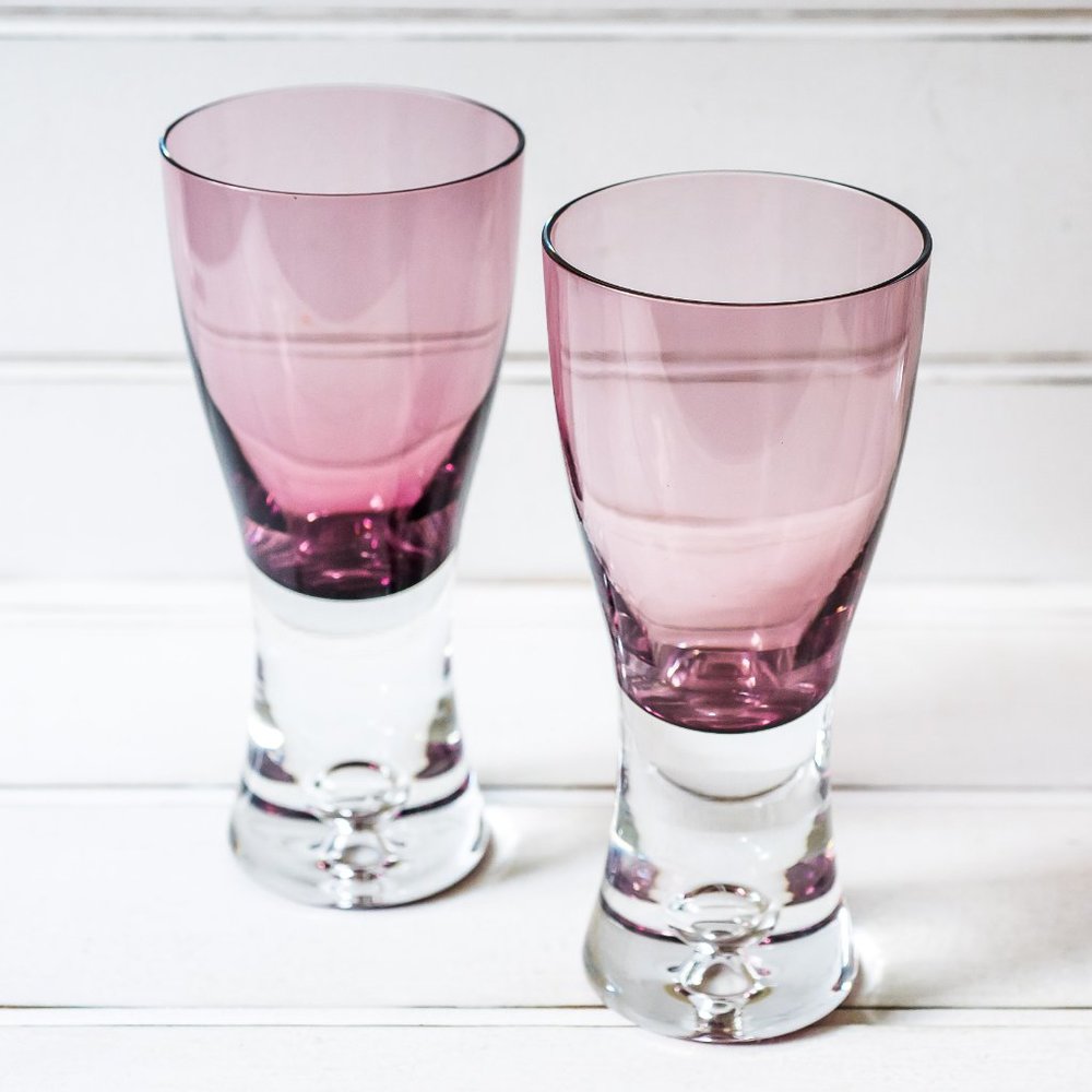 BLOCK Crystal Wine Glasses Goblets, Set of 2